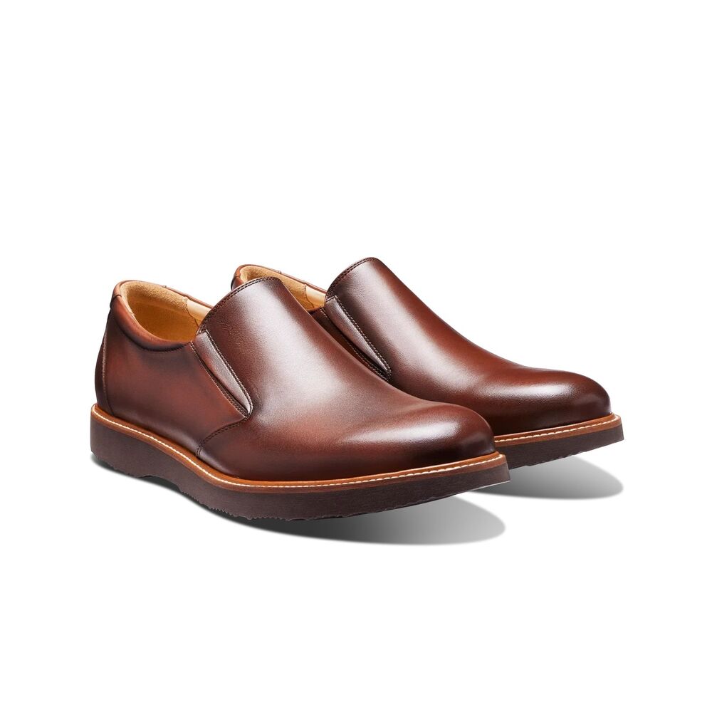 *Brand New* Samuel Hubbard Men's Frequent Traveler Loafer Cognac Leather Size 10